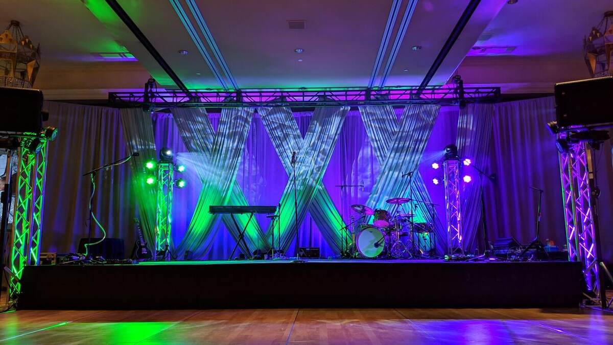 Live band sound and lighting