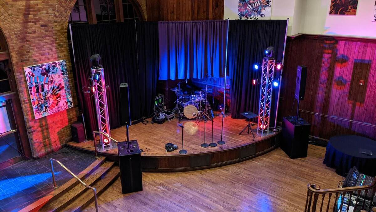 Live band sound and lighting